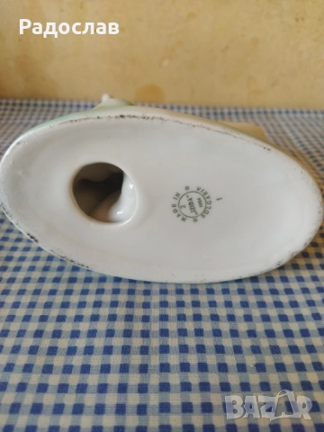 Стара порцеланова статуетка Сърна Изида, снимка 6 - Статуетки - 52274238