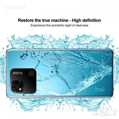 Xiaomi Redmi 10A Силиконов Прозрачен Гръб Със Защита За Камерата, снимка 5 - Калъфи, кейсове - 38422195