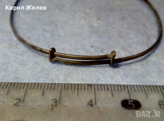 СТАРИННА АР НУВО СРЕБЪРНА ГРИВНА ПАТИНИРАНО СРЕБРО ВИСОКА ПРОБА с РЪЧНО ФАСЕТИРАН АМЕТИСТ 47975, снимка 8 - Антикварни и старинни предмети - 48493513