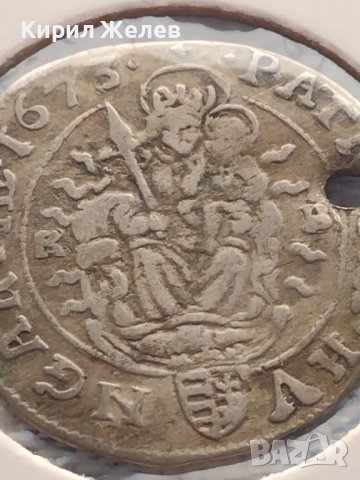 Сребърна монета 6 кройцера 1673г. Леополд първи Кремниц Унгария 13656, снимка 13 - Нумизматика и бонистика - 43000517