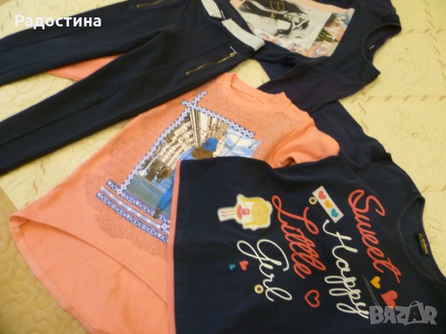 Комплект от три блузки клинче размер 122, снимка 2 - Детски комплекти - 26945583