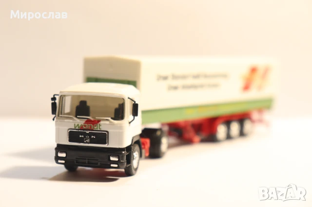 HERPA H0 1/87 MAN ВЛЕКАЧ KАМИОН МОДЕЛ TIR, снимка 2 - Колекции - 51074020