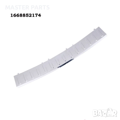 Чисто нов хромиран протектор за задна броня Mercedes W166 ML GLE, снимка 4 - Части - 51546135