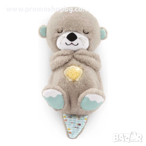 Дишаща плюшена играчка със светлинни и музикални ефекти, Сиво или бежово, снимка 2 - Плюшени играчки - 52673066