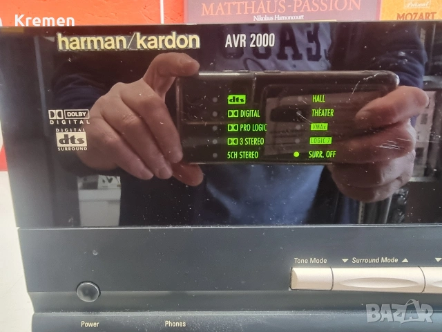 Receiver HARMAN /KARDON AVR-2000, снимка 6 - Ресийвъри, усилватели, смесителни пултове - 53534718