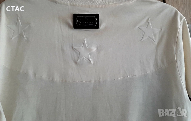 Нова оригинална и ефектна блузаZARA/хубави черно-бели нюанси/, снимка 13 - Блузи - 49469012