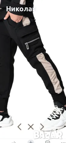 Суичър с цип и Карго панталон с райе 7-10г MADE BY SOCIETY, снимка 8 - Детски комплекти - 50428261