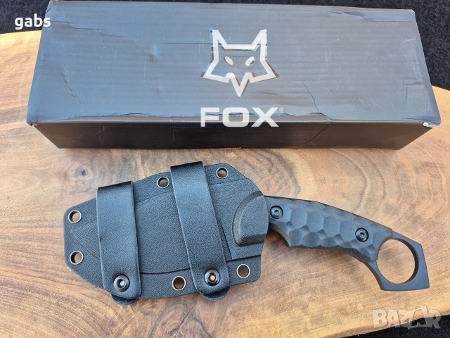 Тактически нож FOX Monkey Thumper FX633,фултанг с кания, снимка 11 - Ножове - 53135802