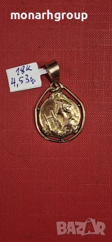 Златен медальон 18К