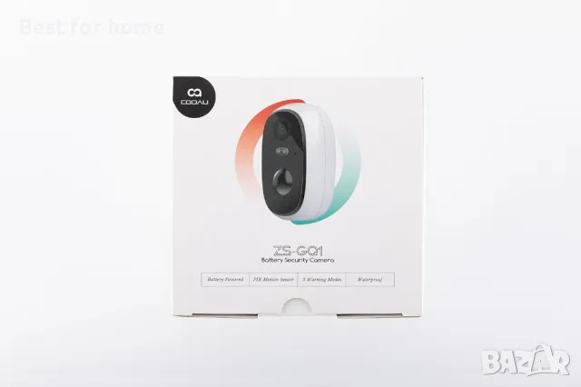 COOAU 2K охранителна камера за външна безжична връзка с акумулаторна батерия, снимка 10 - Камери - 48351367