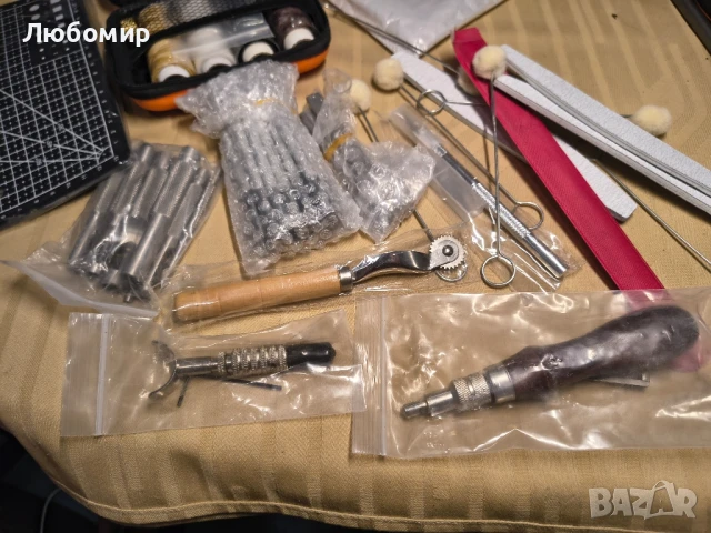 Професионален комплект за обработка на кожа 71 части, снимка 2 - Други инструменти - 50689119