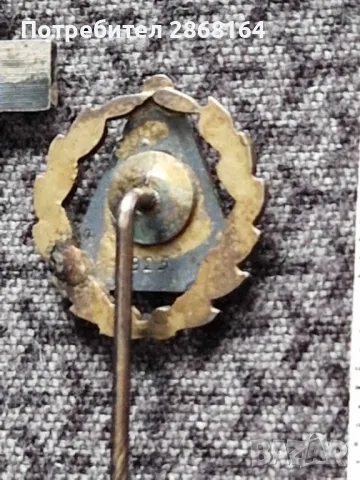 Три стари сребърни значки, снимка 3 - Антикварни и старинни предмети - 48737239