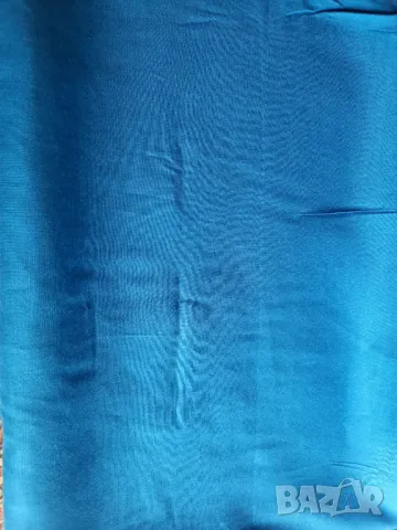 Син памучен плат 90/ 260 см., снимка 6 - Платове и дамаски - 49031588