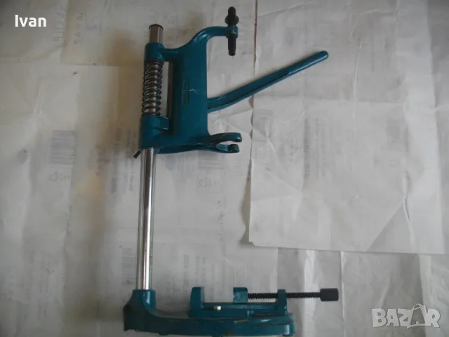 BLACK DECKER НОВА ОРИГИНАЛНА СТОЙКА ЗА БОРМАШИНА С МАШИННО ОРИГИНАЛНО МЕНГЕМЕ 4,0кг/работен ход 80мм, снимка 14 - Бормашини - 48253277