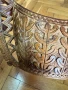 Дървен декоративен предмет с резба, снимка 1