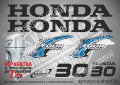 HONDA 30 hp Хонда извънбордови двигател стикери надписи лодка яхта
