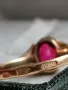 Стар златен руски пръстенс рубин СССР 583, снимка 4