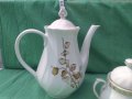 Български порцелан две кани и захарница, снимка 5