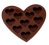 10 бр сърца сърце силиконов молд форма за шоколадови бонбони лед фондан желирани и др , снимка 2