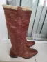 Естествена кожа дамски ботуши 40 номер, снимка 6