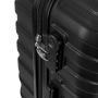 Куфар за пътуване с колелца 90л, черен_1233324, снимка 3