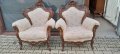 Кресла Рококо масив орех-2бр., снимка 1 - Дивани и мека мебел - 43489176