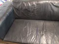 Диван и два фотьойла от естествена кожа, снимка 4