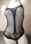 S черно тюлено боди прашка с бродерия произведено в БГ, снимка 2