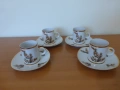 Чаши за кафе български прозрачен порцелан сервиз, снимка 14