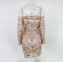 Уникална къса официална рокля пайети Avin Alessa Cliche, снимка 6