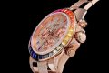 Mъжки часовник Rolex Daytona Cosmograph Rainbow с автоматичен швейцарски механизъм, снимка 6