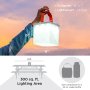 LuminAID 2в1 соларен фенер за къмпинг и зарядно за телефон LED лампа PacklLte MAX, снимка 7