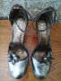Нови дамски обувки FRANKO SARTO, естествена кожа в сребристо сиво и тъмнокафяво