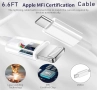 Ново 20W PD Зарядно за iPhone + USB-C към Lightning Кабел 2 метра Айфон адаптер, снимка 4