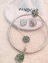 Сребърен комплект Pandora -подарък сребърен талисман, снимка 1 - Гривни - 42989709