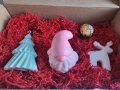 Промо!Подаръчни Коледни кутии с ръчно изработени ароматни соеви свещи , снимка 2