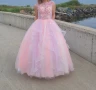 Розова бална рокля, снимка 3