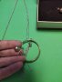 Сребърно колие комплект с обеци (78), снимка 7