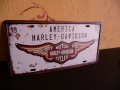 Метална табела America Harley Davidson Харлей Дейвидсън мотоциклети, снимка 2
