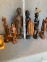голям лот от дървени фигури статуетки, снимка 6