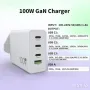 100W USB C Зарядно за Пътуване: Зарежда различни лаптопи и устройства, снимка 4