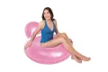 Надуваемо кресло Pillow-Back Intex, 137 х 122 см, PVC, с облегалка, син/розов, снимка 2
