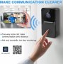 Интелигентен видео звънец Безжичен звънец Smart WiFi Дистанционен, снимка 7