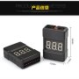 BX100 1-8S Lipo Battery Voltage Tester/ Low Voltage Buzzer Alarm/ Battery Voltage Checker , снимка 4
