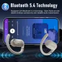 ZIPFORCE безжични слушалки с отворено ухо, Bluetooth 5.3, IPX6, жълти, снимка 5