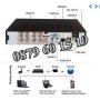 Комплект 4 камери за видеонаблюдение CCTV + DVR, снимка 3