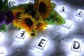 Светлинна верига от 20 кутиики + букви и цифри Seddex LED, снимка 10