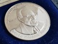 1000 ‰ Сребро Немски медал плакет Oz унция рядка монета, снимка 1