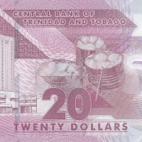 20 долара 2020, Тринидад и Тобаго, снимка 2 - Нумизматика и бонистика - 35337788