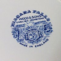 Порцеланова чиния Wood Sons, снимка 4 - Чинии - 27294208